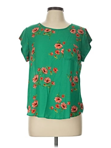 Lily White Short Sleeve Blouse (view 1)