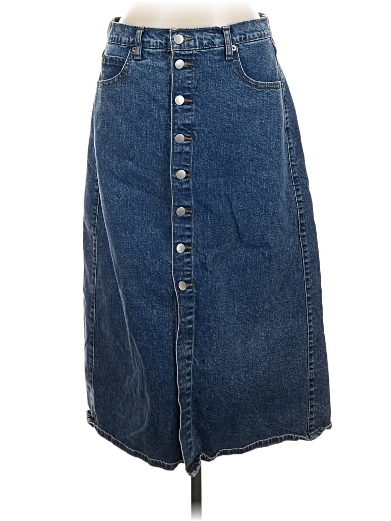 Pre-owned Universal Thread Denim Skirt In Blue