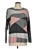 Charter Club Color Block Gray Pullover Sweater Size M - photo 1