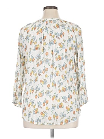 Chaps 3/4 Sleeve Blouse (view 2)