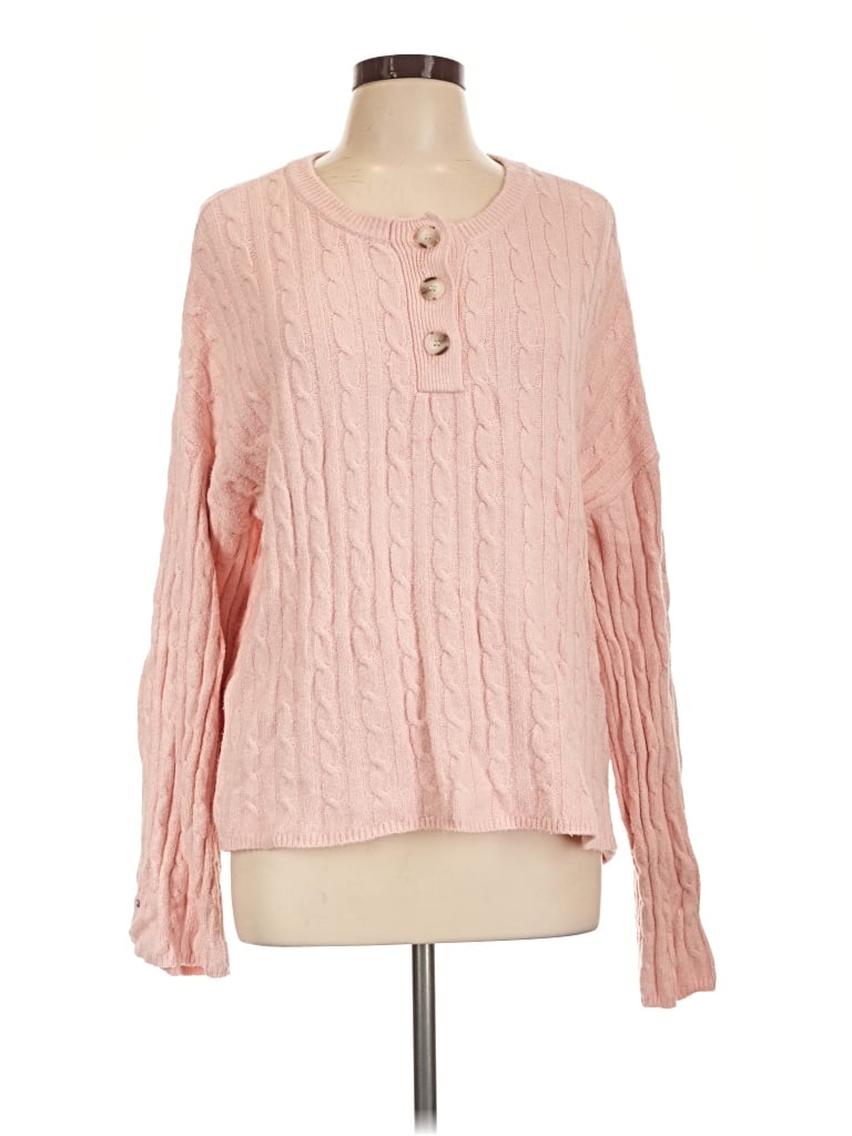 Pre-owned Single Thread Pullover Sweater In Pink