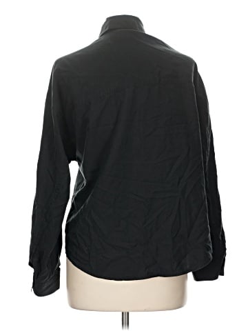 Linda Allard Ellen Tracy Long Sleeve Silk Top (view 2)