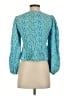 AFRM 100% Rayon Teal 3/4 Sleeve Blouse Size S - photo 2