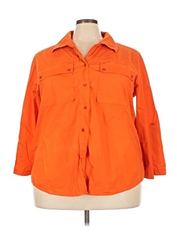R.Q.T 3/4 Sleeve Button-Down Shirt (view 1)