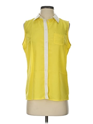 George Sleeveless Button-Down Shirt (view 1)
