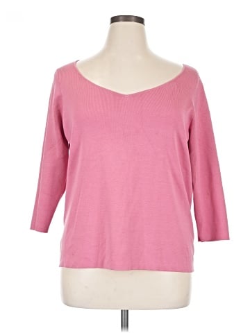 Dana Buchman Silk Pullover Sweater (view 1)