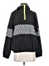 rue21 100% Polyester Checkered-gingham Black Windbreaker Size S - photo 1