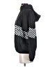 rue21 100% Polyester Checkered-gingham Black Windbreaker Size S - photo 5