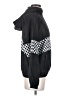 rue21 100% Polyester Checkered-gingham Black Windbreaker Size S - photo 4