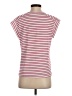 Notations Stripes Red Sleeveless T-Shirt Size S - photo 2