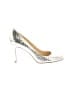 Kate Spade New York Metallic Silver Heels Size 10 1/2 - photo 1