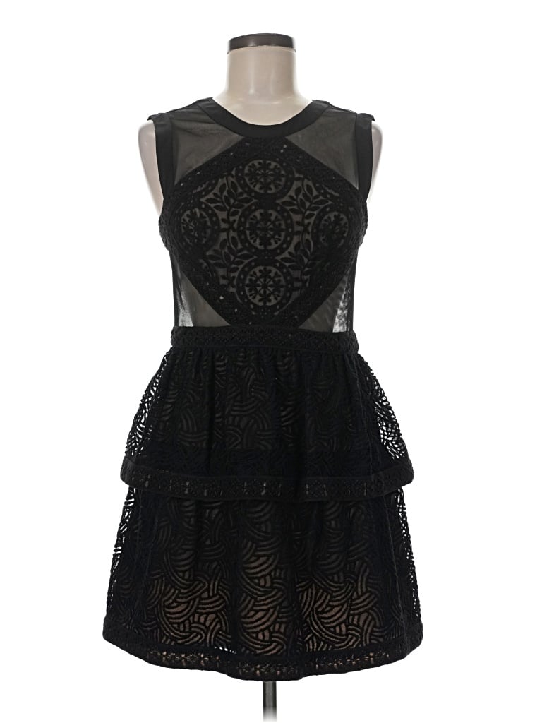 Pre-owned Bcbgmaxazria Cocktail Dress In Black