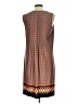 Perceptions Print Brown Casual Dress Size L - photo 2