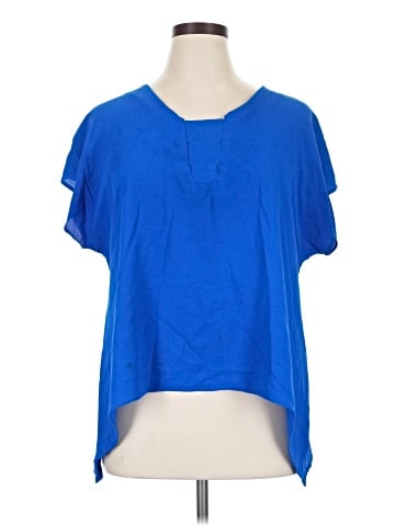 NY Collection Short Sleeve Blouse (view 1)