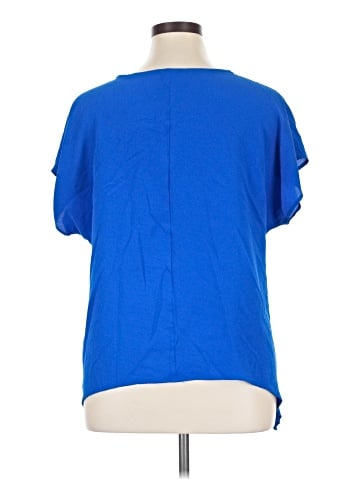 NY Collection Short Sleeve Blouse (view 2)