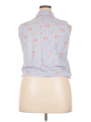 Collective Concepts Sleeveless Button-Down Shirt (view 2)