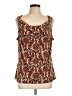 212 Collection Brown Sleeveless Top Size L - photo 1