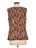 212 Collection Brown Sleeveless Top Size L - photo 2