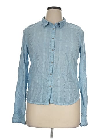 BDG Long Sleeve Button-Down Shirt (view 1)