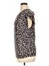 Anne Klein Polka Dots Gray Short Sleeve Blouse Size XL - photo 5