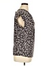 Anne Klein Polka Dots Gray Short Sleeve Blouse Size XL - photo 4