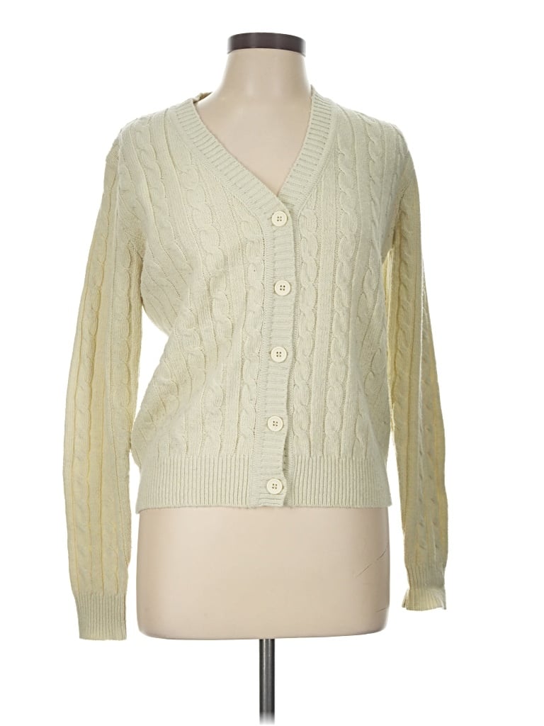 Pre-owned Brandy Melville Cardigan Sweater In Ivory