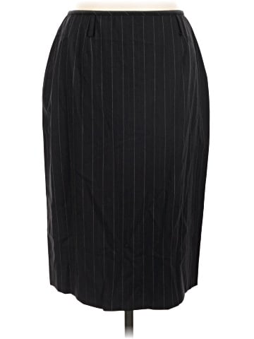 Linda Allard Ellen Tracy Wool Skirt (view 1)