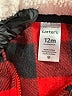 Carter's 100% Polyester Plaid Red Zip Up Hoodie 9-12 MO / 12 MO - photo 3
