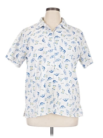 Bobbie Brooks Short Sleeve Button-Down Shirt (view 1)