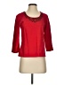 Ruby Rd. Red 3/4 Sleeve T-Shirt Size S - photo 1