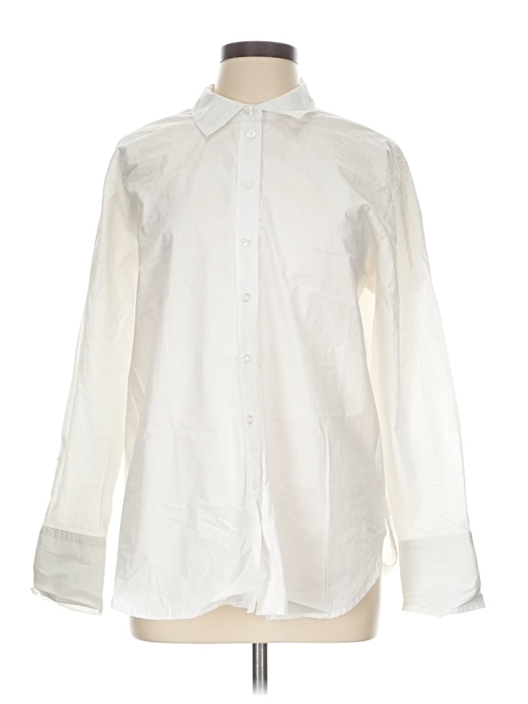 Pre-owned Calvin Klein Jeans Est.1978 Calvin Klein Jeans Long Sleeve Button Down Shirt In Ivory