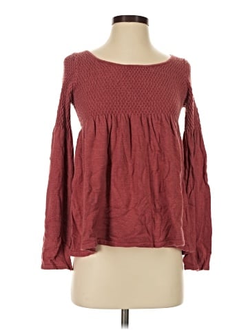 Knitted & Knotted Long Sleeve Blouse (view 1)