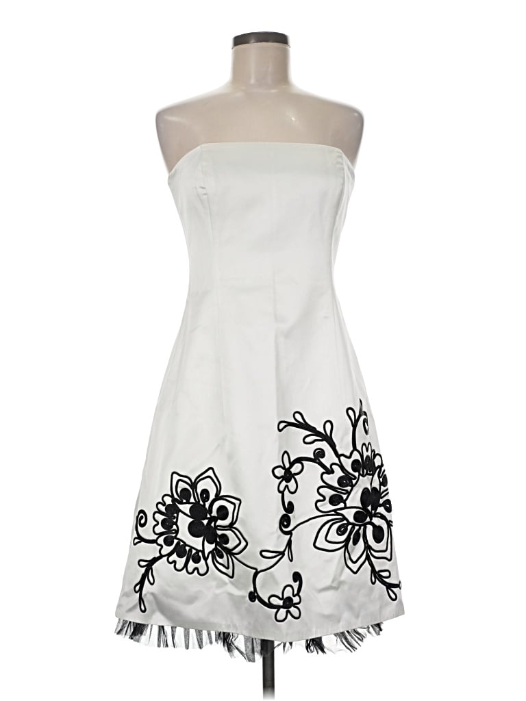 Pre-owned Laundry Cocktail Dress In White