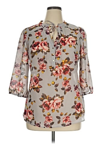Princess Vera Wang 3/4 Sleeve Blouse (view 1)