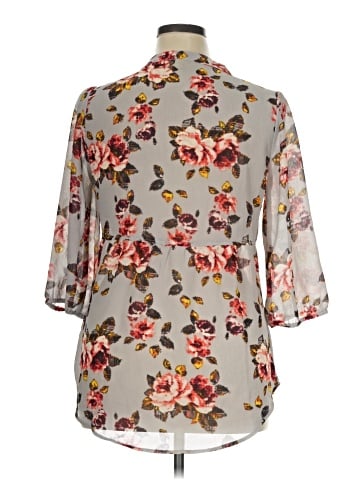 Princess Vera Wang 3/4 Sleeve Blouse (view 2)