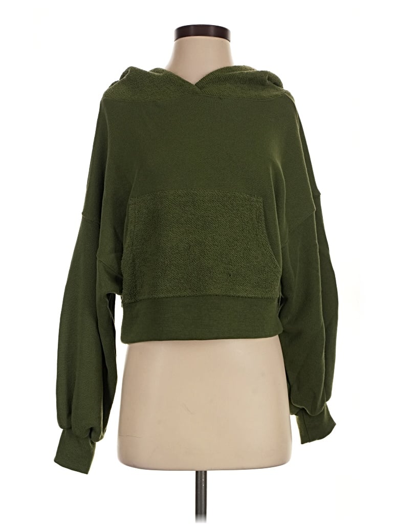 Pre-owned Zenana Sweatshirt In Green