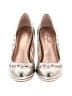 Miss Albright Metallic Silver Heels Size 7 1/2 - photo 2