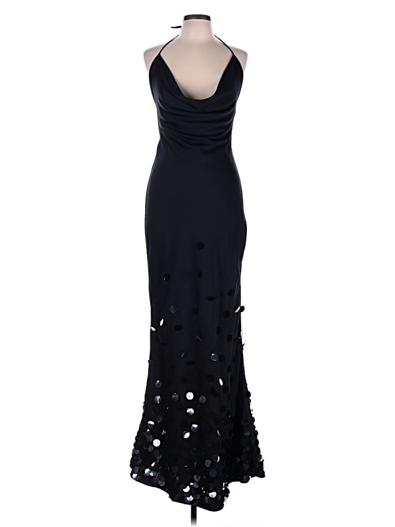 Pre-owned Oh Polly Cocktail Dress In Black