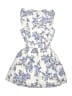 Rare Editions 100% Polyester Floral Blue Dress Size 8 - photo 2