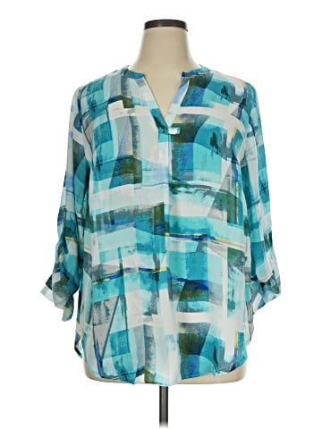 Premise Studio 3/4 Sleeve Blouse (view 1)