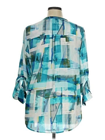 Premise Studio 3/4 Sleeve Blouse (view 2)
