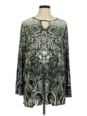 Attitudes by Renee Long Sleeve Blouse (view 1)