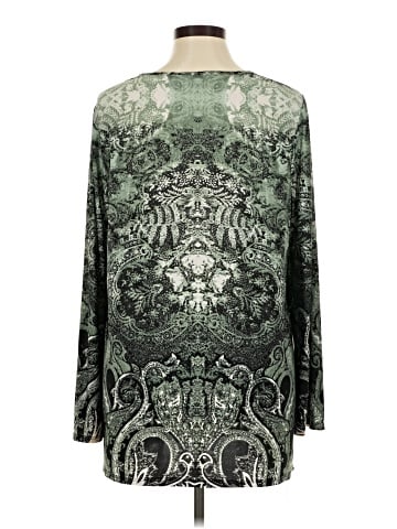 Attitudes by Renee Long Sleeve Blouse (view 2)