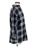 Zara Basic Plaid Black 3/4 Sleeve Button-Down Shirt Size XS - photo 4