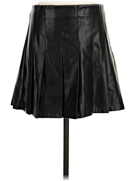Final Touch Faux Leather Skirt (view 1)