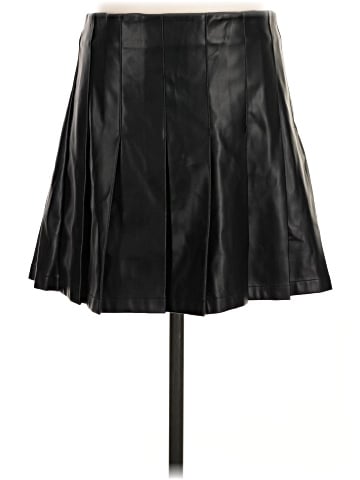 Final Touch Faux Leather Skirt (view 1)