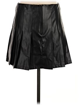 Final Touch Faux Leather Skirt (view 2)