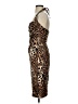 Cache Animal Print Brown Cocktail Dress Size 4 - photo 5