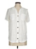 Assorted Brands Ivory Short Sleeve Blouse Size M - photo 1