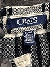 Chaps 100% Cotton Plaid Ivory Jacket Size Lg Petite - photo 6